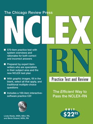 cover image of The Chicago Review Press NCLEX-RN Practice Test and Review